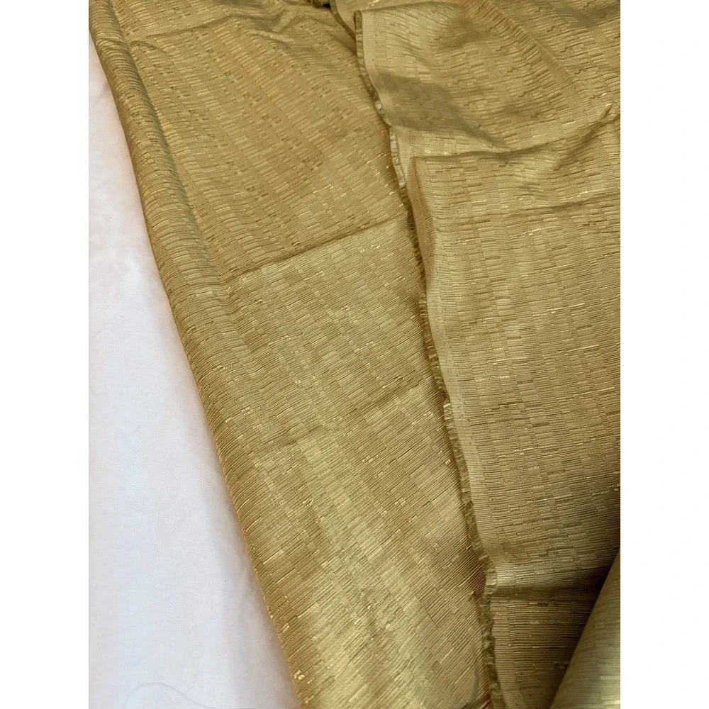 New VTG Embroidered Lines 1.4 yards + Fabric 52